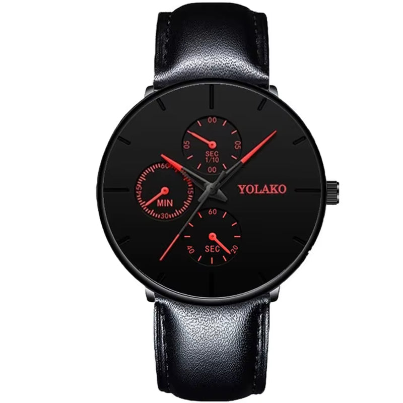 2025 Mens Luxury Watches for Men Business Casual Ultra Thin Clock Male Stainless Steel Mesh Belt Quartz Watch Relogio Masculino