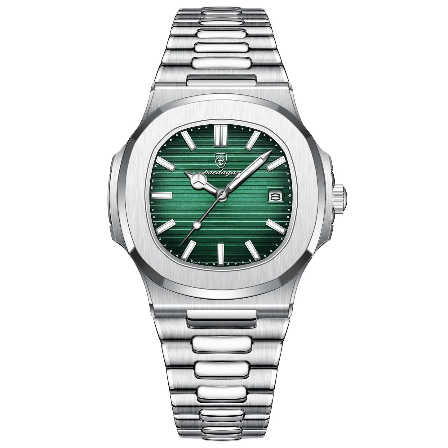 Top Luxury Brand Man Watch Sports Waterproof Luminous Date Men Wristwatch Square Dial Quartz Men'S Watches High Quality