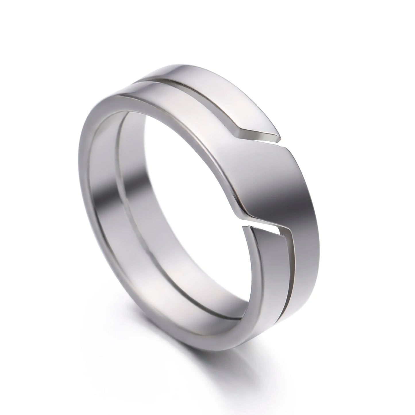 Stainless Steel Ring for Men Women Black Minimalist Casual Finger Rings 2025 Couple Jewelry Wedding Gift for Lover