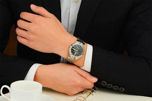 Tungsten Steel Watch Men'S Watch Quartz Watch