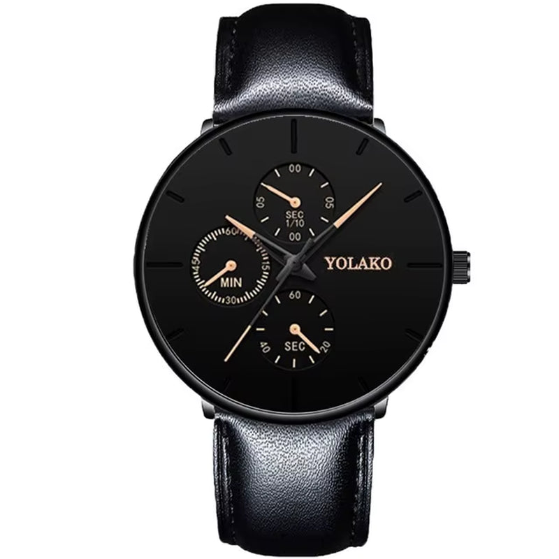 2025 Mens Luxury Watches for Men Business Casual Ultra Thin Clock Male Stainless Steel Mesh Belt Quartz Watch Relogio Masculino