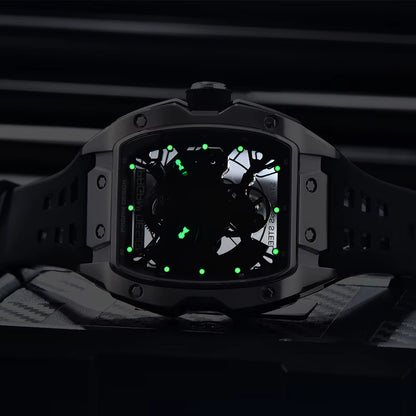 New 42MM Skeleton Dial Men'S Mechanical Watch Luxury Brand Sapphire Glass Automatic Watch 50M Waterproof Watch Men